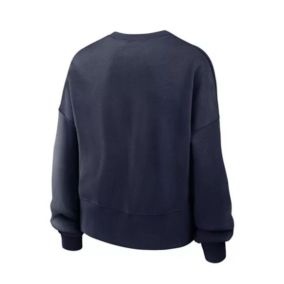 Nike NWT Penn State Nittany Lions Oversized Essential Pullover Sweatshirt Navy L - Picture 3 of 4